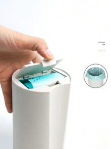 1PC一体式猫砂铲套装 大容量宠物粪便铲 可拆卸垃圾袋 适合大中型宠物粪便铲 粪便袋 - 彩色 - 查看 9