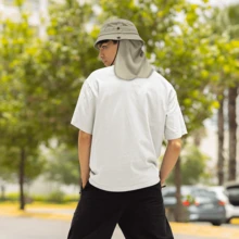 Sombrero de Legionario o Cazador con Capa de protección del Sol - Beis - Ver 2