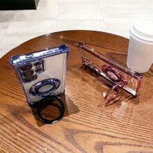 1 个蓝色磁性支架电镀防震气囊亚克力透明背板 + TPU 硅胶软边 PC 硬壳全边缘保护防尘角加厚奢华手机壳兼容 iPhone 16 Pro/16 Pro Max/16 Plus/16、iPhone 15 Pro/15 Pro Max/15 Plus/15、iPhone 14 Pro/14 Pro Max/14 Plus/14、iPhone 13 Pro/13 Pro Max/13、iPhone 12 Pro/12 Pro Max/12、iPhone 11 Pro Max/11/11 Pro、iPhone XS Max/XR/XS/X 和三星 Galaxy S24 Ultra/S24 Plus/S24、S23 Ultra/S23 Plus/S23、S22 Ultra/S22 Plus/S22、S21 Ultra/S21 Plus/S21 FE/S23 FE、S20 Ultra/S20 Plus/S20 FE 和华为 Mate 30 Pro/40 Pro/50 Pro/60 Pro、P30 Pro/40 Pro/50 Pro/60 Pro、Pura 70 Pro/Pura 70 Ultra、Magic 5 Pro/Magic 6 Pro - 藍色 - 查看 5