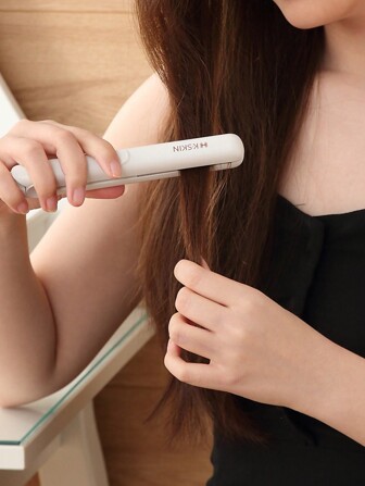 K·SKIN KSKIN Dual-Use Mini Hair Curling Iron And Straightener Stick - Easy And Convenient Hair Styling Tool For Slouchy Girls 1pc