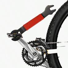 Llave para biela/pedal de bicicleta de 15/16/17mm, herramientas de reparación y mantenimiento de bicicletas para instalar y quitar pedales para bicicleta de montaña - Multicolor - Ver 4