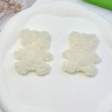 10 miếng dán gấu nhỏ sang trọng dễ thương, miếng vá may vá, được sử dụng cho quần áo DIY, mũ, mũ nón và nhãn dán phụ kiện - Nhiều màu - Xem 10
