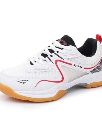 Non-Slip Badminton/Volleyball/Tennis/Ping Pong/Running/Casual Shoes, Rubber Sole, For Men & Women Students
