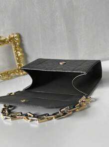 Luxury Women's Handbag And Crossbody Chain Strap - 黑色 - 查看 3