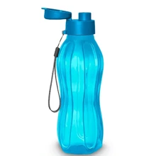 Hauskraft Water Bottle With Solid Squeeze Lock Lid 600ml - Màu xanh lam - Xem 1