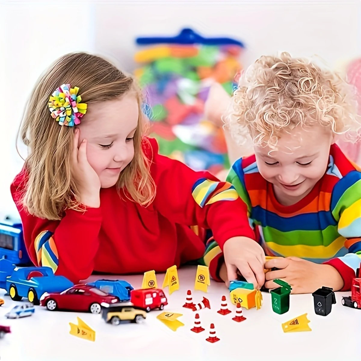 Mini traffic signs early education cognitive toys interactive toys for