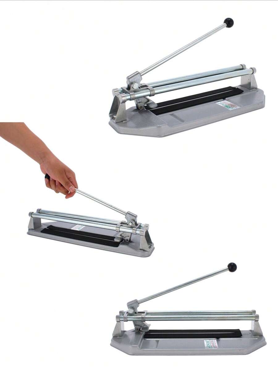 Cortadora de azulejos oara cortes hasta  25 cm para azulejo ceramica baldosa - Plateado - Ver 1