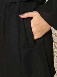 Women Coats - 黑色 - 查看 5