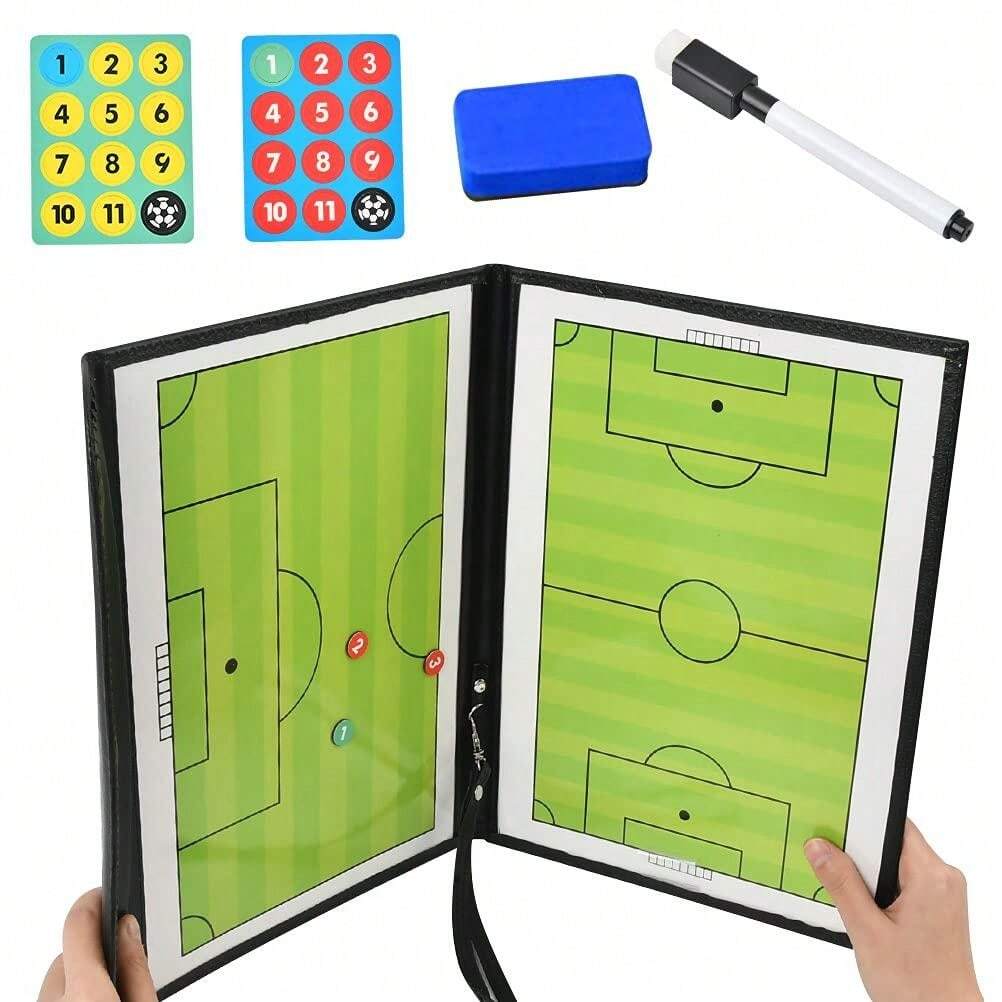 Soccer Basketball Coaching Board With 24 Dry Erase