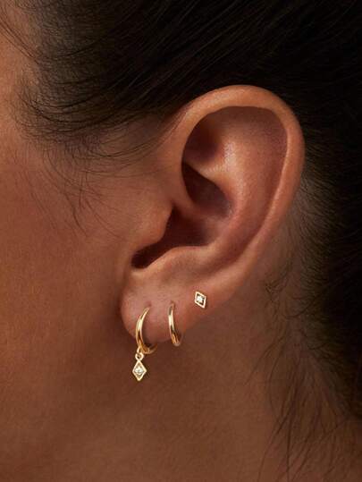 Small Gold Huggie Hoop Earrings Set For Women 14K  Plated Hypoallergenic Lightweight Earrings For Sensitive Ears Everyday Earrings For Cartilage Piercings Jewelry For Women  Girls Gifts