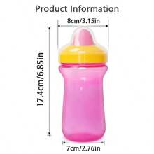 1PC 300ml/10oz Duck Spout Sippy Cup, PP Large Capacity, Portable & Anti-Drop Water Bottle, With Dust-Proof Lid, Leak-Proof & Dust-Proof, Drinking - Multicolor - View 11