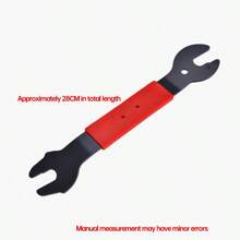 Llave para biela/pedal de bicicleta de 15/16/17mm, herramientas de reparación y mantenimiento de bicicletas para instalar y quitar pedales para bicicleta de montaña - Multicolor - Ver 9