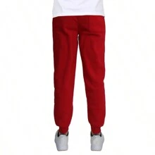 Men's Fleece Jogger (S-2XL) - 紅色 - 查看 3