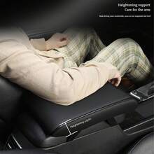 Da PU Bảng Điều Khiển Trung Tâm Nâng Cao Sự Thoải Mái Tay Miếng Lót Bao Tay Đa Năng Đệm Tay Phù Hợp Với Hầu Hết Các Loại Xe, SUV, Xe Tải - Một cỡ - Xem 3