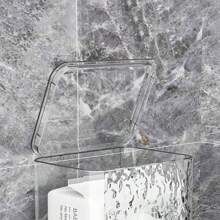 1 Stück Taschentuchbox mit Wellenmustern ohne Bohrungen, hergestellt aus neuem PET Material