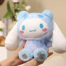 Miniso Sanrio Cinnamoroll 8.6 英寸/22 厘米毛绒玩具:超柔软、色彩鲜艳的毛绒娃娃,非常适合生日、复活节、派对礼物,可水洗且亲肤,是理想的礼物和装饰风扇(蓝色)、肉桂、肉桂卷配件、肉桂板岩、肉桂卷、肉桂卷、肉桂卷 - 藍色 - 查看 4