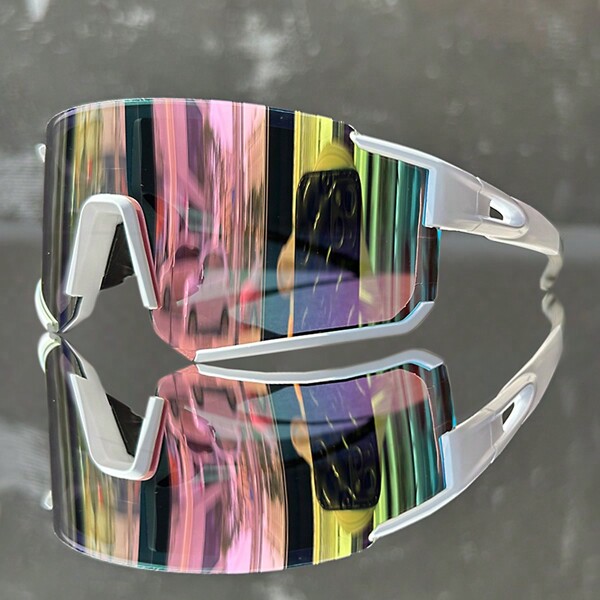 Long Keeper 1pc Colorful Sport Eyeglasses, Unisex Wraparound Cycling Running Hiking Outdoor Activity Glasses