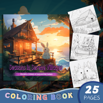 1 Pc Beautiful And Interesting Coloring Book, A Stress-Relieving Coloring Book For Adults, Halloween And Christmas Holiday Party Gifts With 25 Thick Pages