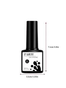 TARTU 1 peça Esmalte de Unha em Gel de 8ml 6 Cores Acabamento Brilhante de Outono Brilho Permanente Glitter Lantejoulas Esmalte de Unha Remover Imersão em UV Verniz para Arte de Unhas para Design de Manicure Vernis Semi Permanente Amarelo