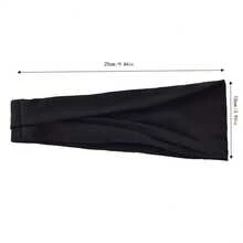 3 Băng đô rộng màu đen Co giãn Headwrap Phụ kiện tóc đơn giản cho trang phục thường ngày, Spa, Tập luyện, Yoga, Trang phục chạy bộ (Trường học) - màu đen - Xem 9