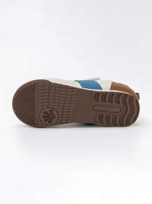 mini bala 男孩和女孩透气防滑钩环鞋 - 藍色 - 查看 3