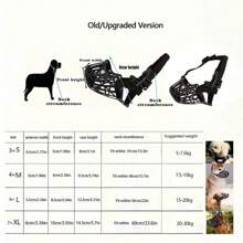 1pc Breathable Dog Muzzle That Prevents Biting And Accidental Eating, Stop Barking Device For Small And Medium Dogs