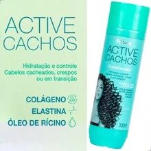 Kit Shampoo + Conditioner 300ml + Active Curls Mask Divine Fattore Deep Hydration Collagen, Elastin And Castor Oil 500g - Màu xanh lam - Xem 6