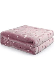 Kit 3 Baby Blanket Soft Fleece Microfiber Printed Boy Girl - Girl - View 5