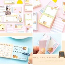 100-Sheet Kawaii Memo Pad: Cute Office Stationery Notepad - Colourful - View 8
