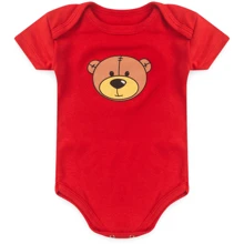 Kit 8 Peças Body Bebê MANGA CURTA E CALÇA Roupas de Bebê 100% Algodão - Azul - Visão 2