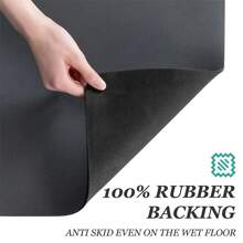 1 PC  Versatile  Marble Print Quick-Dry Mat With Non-Slip RubberBacking -  Washing Machine DustCover, Coffee Maker & Utensil Drying