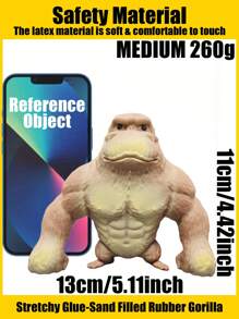 Christmas Decoration 1pc Creative Toys Pressure Gorillas Toys, Creative And Funny Toys, Funny And Angry Monkey Muscles,Toys,Monkey,Toy