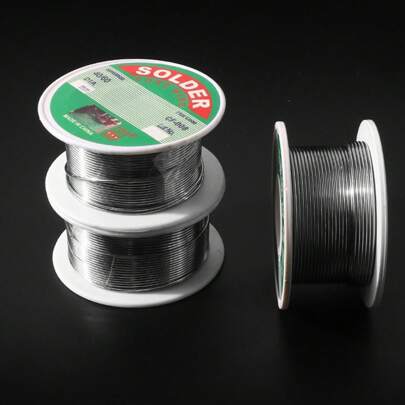 1roll/4rolls High Purity Low Temp Soldering Wire, Can Be Directly Soldered With Fire, Universal Stainless Steel Solder Wire For Electronics, Home Appliances (Product Label Design Randomly Shipped)