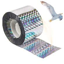 Bird Reflective Tape Reflective Ribbon Double Side Reflective Scare Tape ,Ribbon Reflective Tape To ,Keep Birds Away Outdoor,Double Side Bird Flash Tape, Scare Geese, Pigeon, Duck, Woodpecker - Multicolor - View 10