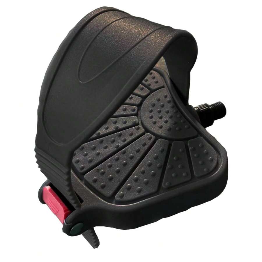 2 件固定自行车踏板带，可调节旋转自行车脚踏板带，通用健身自行车配件 - 彩色 - 查看 1