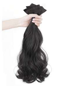 3pcs Wavy Hair Extensions Clip-In Hairpieces For Slouchy Hairstyle