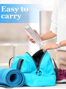 1pc Clear Portable Toothbrush Storage Box With Buckle Design,Flip-Top Cosmetic BrushOrganizer,Eyebrow Pencil Storage,Container Portable Makeup Brush Box,Outdoor Travel Toothpaste Storage Box,Drainage Function,Office Supplies Storage Organizer Box - Multicolor - View 8