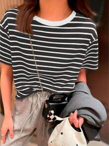 K&K FASHION Women T-Shirts - Gris oscuro - Ver 1