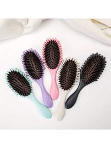 1入捲髮定義造型梳配空氣墊/角落捲曲造型刷，防靜電梳子，適用於梳理和塑造男女捲髮，按摩和平整頭髮，適用於濕髮
