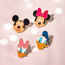 2pcs Zinc Alloy Cartoon Character Brooch - Multicolor - View 11