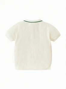 mini bala Camiseta feminina de verão com gola de malha macia
