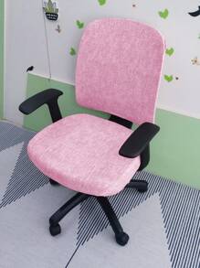 1 set Housse de chaise de bureau minimaliste et imprimée, élastique