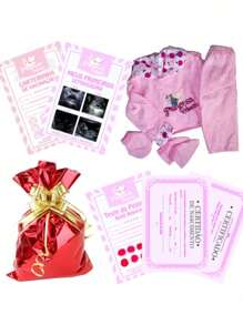 Khuyến mãi trang trí Giáng sinh búp bê REBORN BABY BODY SILICONE CANTH - Màu Hồng baby - Xem 2