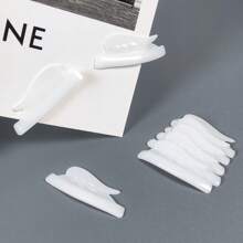 Libeauty 8 Pairs Of Eyelash Lift Shields, High Viscosity,Self-Adhesive, Stick To Skin Without Glue, Super Elastic, Reusable After Cleaning, Suitable For All Lengths Of Eyelashes, Soft And Long Malleable, Fast Upper Hand, Suitable For Salon And Diy