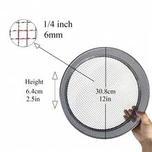 Soil Sifter 12 In (1/4'' Mesh Screen) Stackable Dirt Sifter For Soil Sand Rocks And Compost - one-size - View 3