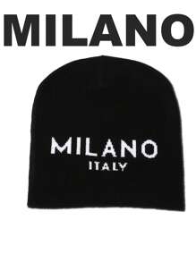 1 Stück "MILANO" Unisex Beanie Mütze im Hip Hop Stil, Y2K Mode, kalt gestrickt, warmer thermischer Hut für Männer & Frauen, Trendmode - Strickmütze - Übersicht 13