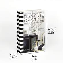 Sách trang trí không thể mở, Sách trang trí sang trọng phong cách hiện đại, Trang trí bàn cà phê, Trang trí nhà cửa, Đạo cụ chụp ảnh - Nhiều màu - Xem 11