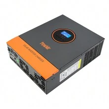 PowMr 5000W Solar Hybrid Inverter 48V DC To 110V AC 80A MPPT Controller PV 500V - US A Type Plug(110-127V) - View 2