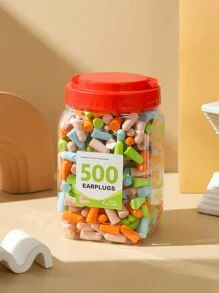 80/150/500个防噪音耳塞，隔音睡眠耳塞，柔软舒适降噪耳塞，男女通用慢回弹耳塞，适合长期佩戴