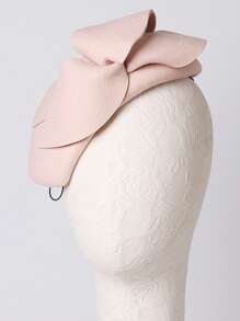 HIMESPORT 100% Wool Felt Fascinators Hats For Women Ladies Church Formal Cocktail Wedding Bride Tea Party Dress Hat Berets Cap With Flower